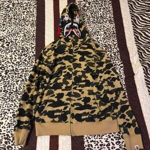 BAPE 1st Camo Shark Full Zip Hoodie (FW21) - Size L